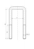 Leaf spring shackle