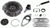 Dual-plate clutch kit with bearing