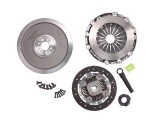 Clutch kit with rigid flywheel and release bearing