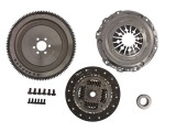 Clutch kit with rigid flywheel