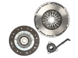 Self-adjusting clutch kit with pneumatic bearing