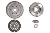Clutch kit with dual mass flywheel and bearing