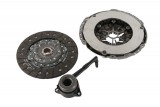 Self-adjusting clutch kit with pneumatic bearing