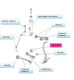 Сайлент-блок рычага, передняя ось