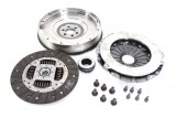 Clutch kit with rigid flywheel and release bearing