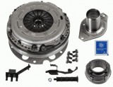 Clutch kit with dual mass flywheel and bearing