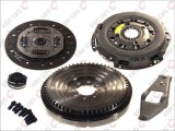 Clutch kit with rigid flywheel and release bearing