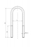 Leaf spring shackle