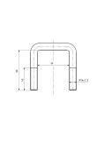 Leaf spring shackle