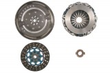 Clutch kit with dual mass flywheel and bearing