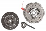 Self-adjusting clutch kit with pneumatic bearing
