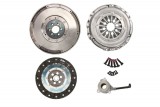 Clutch kit with dual mass flywheel and bearing