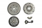 Clutch kit with dual mass flywheel and bearing