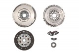 Clutch kit with dual mass flywheel and bearing