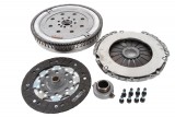 Clutch kit with dual mass flywheel and bearing