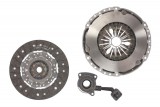 Self-adjusting clutch kit with pneumatic bearing
