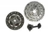 Self-adjusting clutch kit with pneumatic bearing