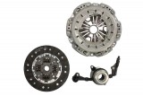 Self-adjusting clutch kit with pneumatic bearing