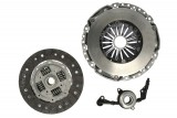 Self-adjusting clutch kit with pneumatic bearing