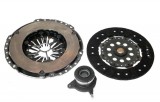 Self-adjusting clutch kit with pneumatic bearing