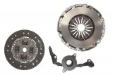 Self-adjusting clutch kit with pneumatic bearing