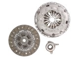 Self-adjusting clutch kit with pneumatic bearing