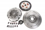Clutch kit with rigid flywheel and release bearing