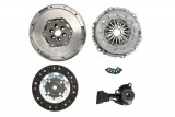 Clutch kit with dual mass flywheel and bearing