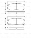 Дисковые тормозные колодки, комплект