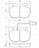 Дисковые тормозные колодки, комплект