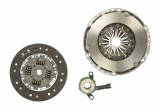 Self-adjusting clutch kit with pneumatic bearing