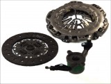 Self-adjusting clutch kit with pneumatic bearing