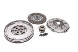 Clutch kit with dual mass flywheel and bearing