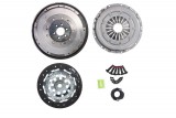 Clutch kit with dual mass flywheel and bearing