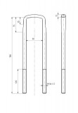 Leaf spring shackle