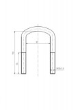 Leaf spring shackle