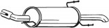 Глушитель системы выпуска, задний
