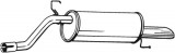 Глушитель системы выпуска, задний