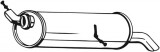 Глушитель системы выпуска, задний