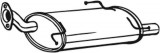Глушитель системы выпуска, задний