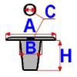 Клипсы обивки