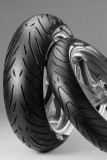 Motorcycle road tyre