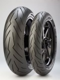 Motorcycle road tyre