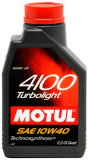 Моторное масло Motul 4100 Turbolight 10W-40 1 л (102774)