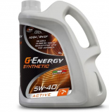 Масло ДВС 5W-40 G-Energy Synthetic Active SN/CF, ACEA A3/B4, 5л, синт