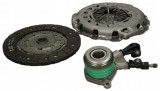 Self-adjusting clutch kit with pneumatic bearing