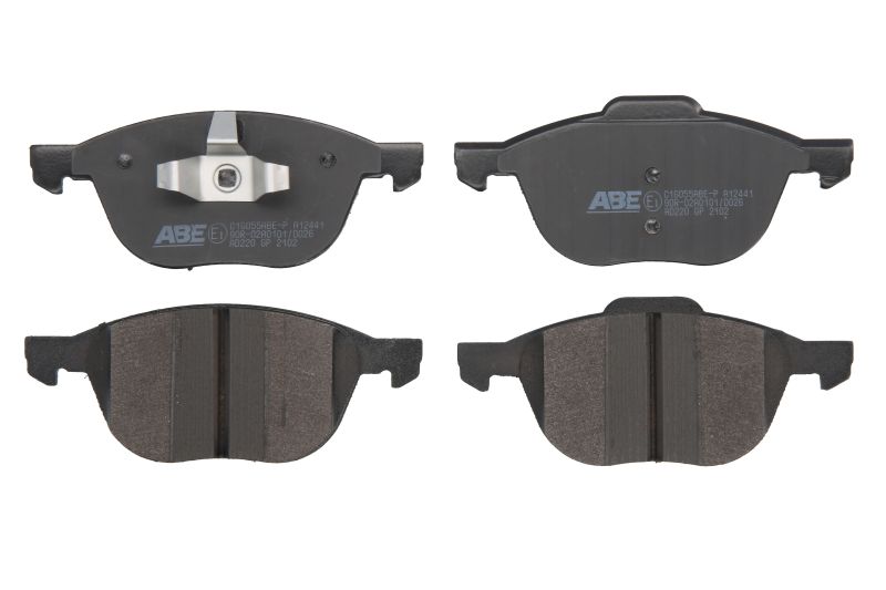 C1G055ABEP ABE PERFORMANCE Комплект гальмівних колодок передній VOLVO C30, C70 I, C70 II, S40 II, V40, V50; FORD C-MAX, C-MAX II, ECOSPORT, FOCUS C-MAX, FOCUS II, FOCUS III, GRAND C-