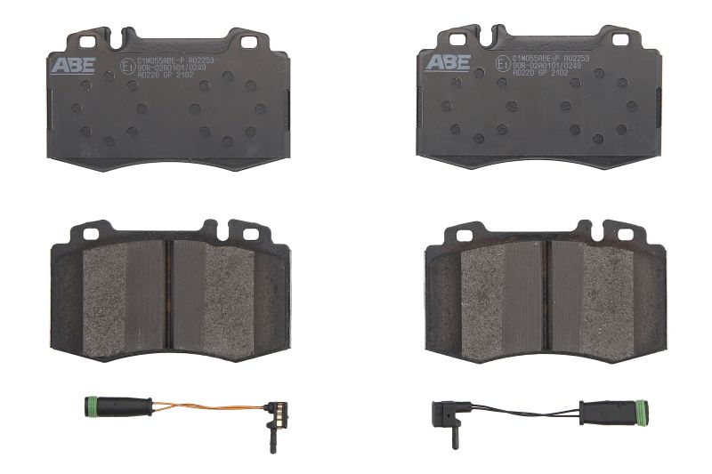 C1M055ABEP ABE PERFORMANCE Комплект гальмівних колодок передн MERCEDES C (CL203), C T-MODEL (S203), C (W203), CLK (A209), CLK (C209), CLS (C219), E T-MODEL (S211), E (W211), SL (R230