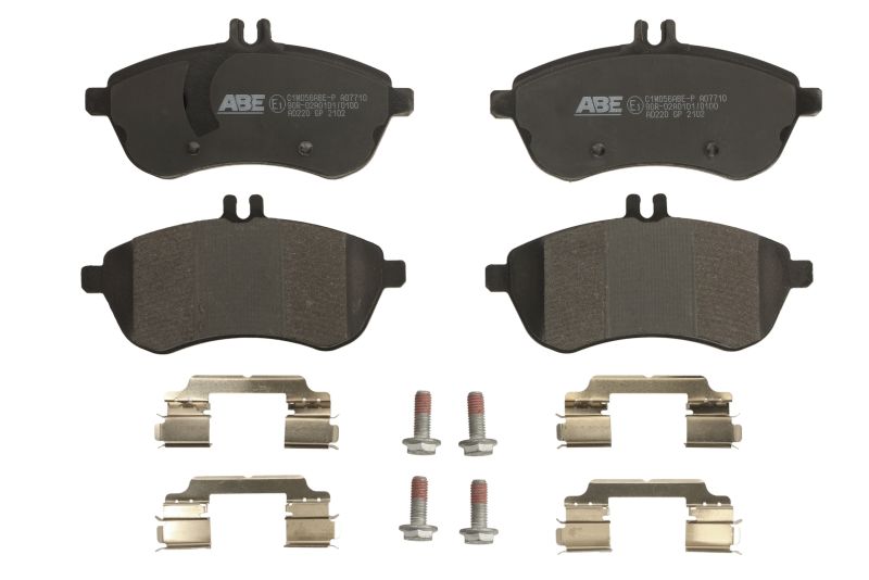 C1M056ABEP ABE PERFORMANCE Комплект гальмівних колодок передн MERCEDES C (C204), C T-MODEL (S204), C (W204), E (A207), E (C207), E T-MODEL (S212), E (W212), SLC (R172), SLK (R172) 1.