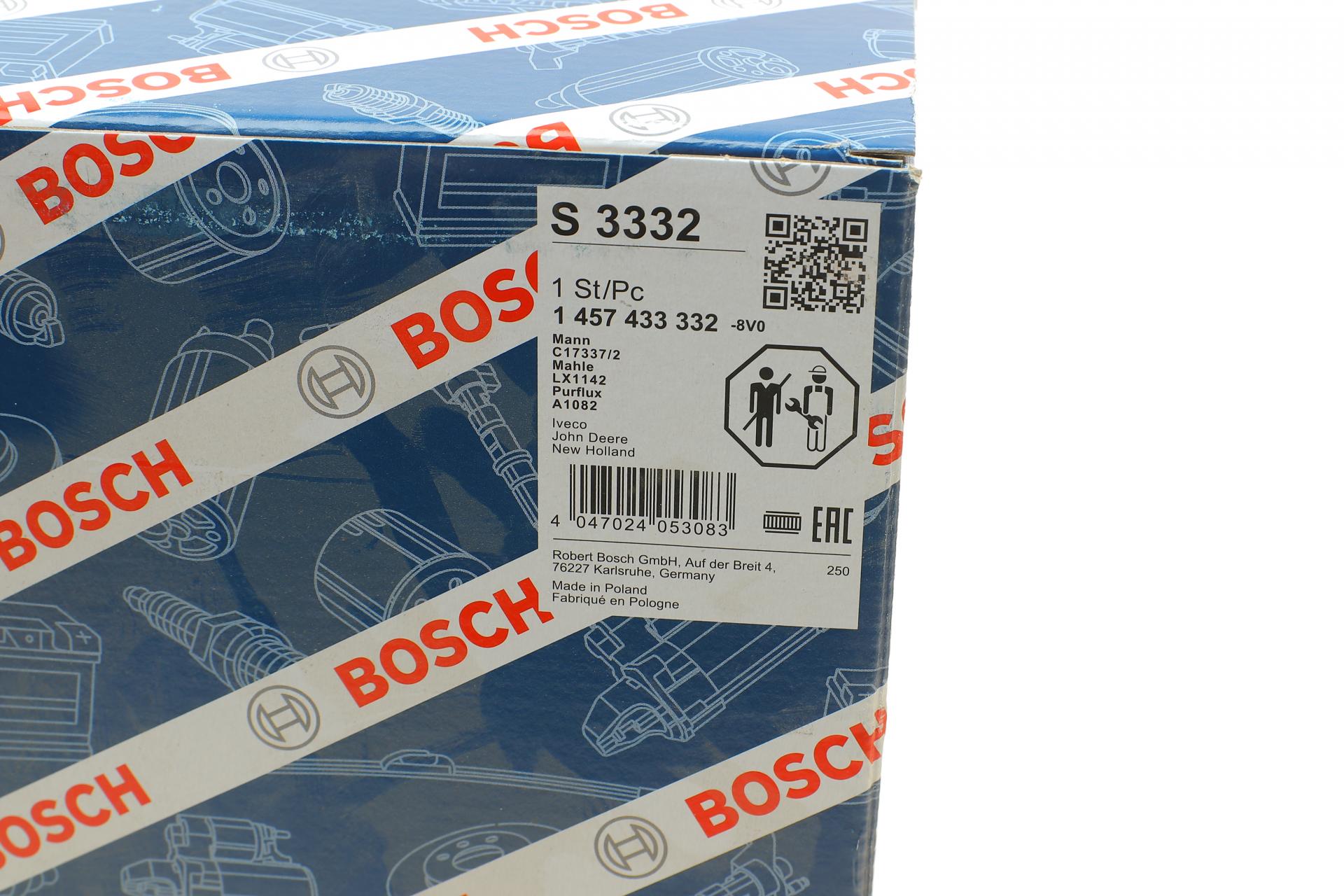 1457433332 BOSCH Воздушный фильтр